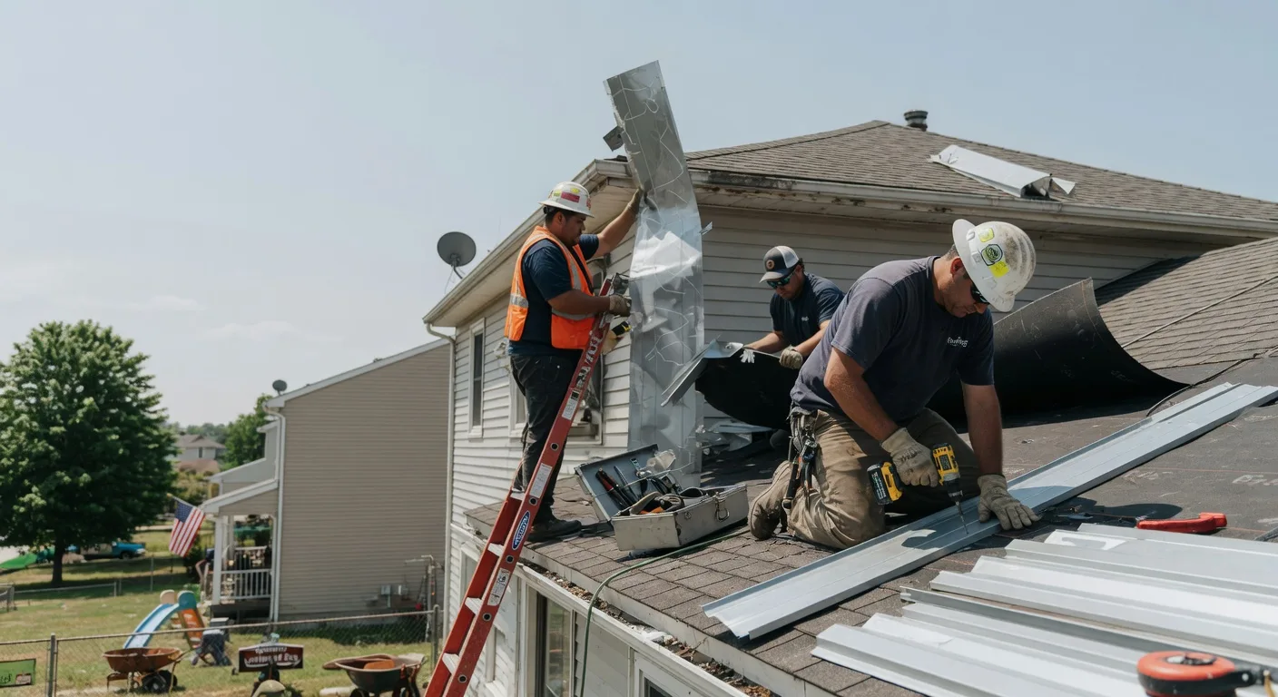 Metal Roof Repair in Wales Center, NY